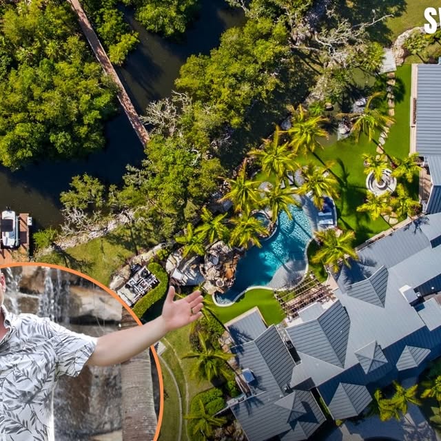 2,596 likes, 37 comments - only.in.naples.239 on March 11, 2026: "A Naples riverfront estate turned its backyard into a $2 million private resort 🌴

The over-the-top pool was designed by Lucas Congdon, known from the TV show Insane Pools: Off the Deep End. 

The tropical setup features multiple waterfalls, a waterslide, grotto areas, fire features, and a resort-style lagoon pool designed to feel like a natural oasis.

The luxury estate sits along the Cocohatchee River and is listed for $